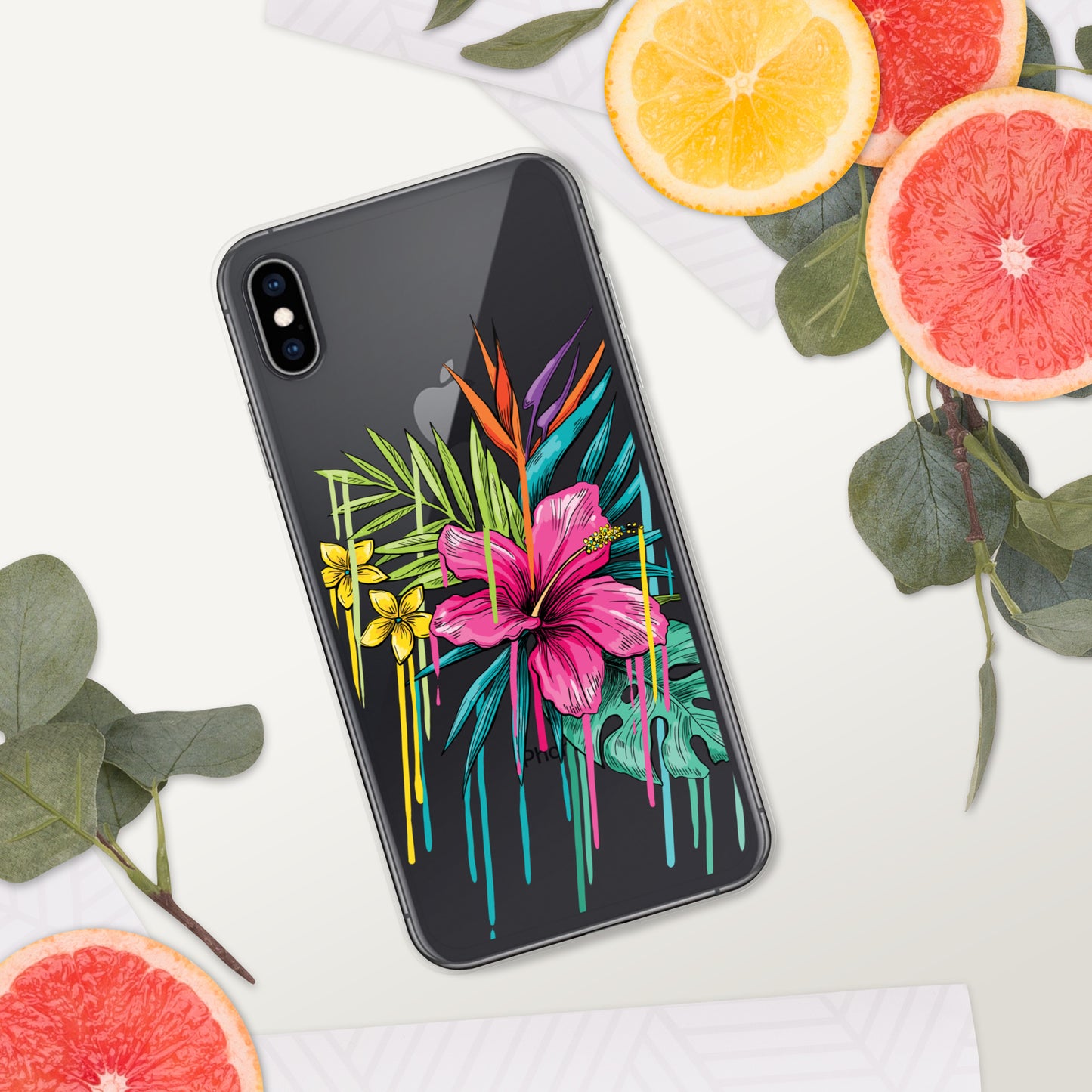 Flowers Cry - Clear Case for iPhone®