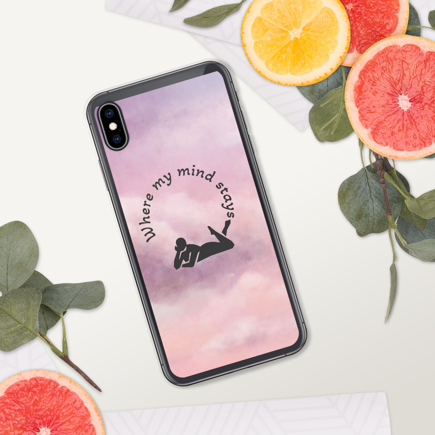 Mind in Clouds - Clear Case for iPhone®